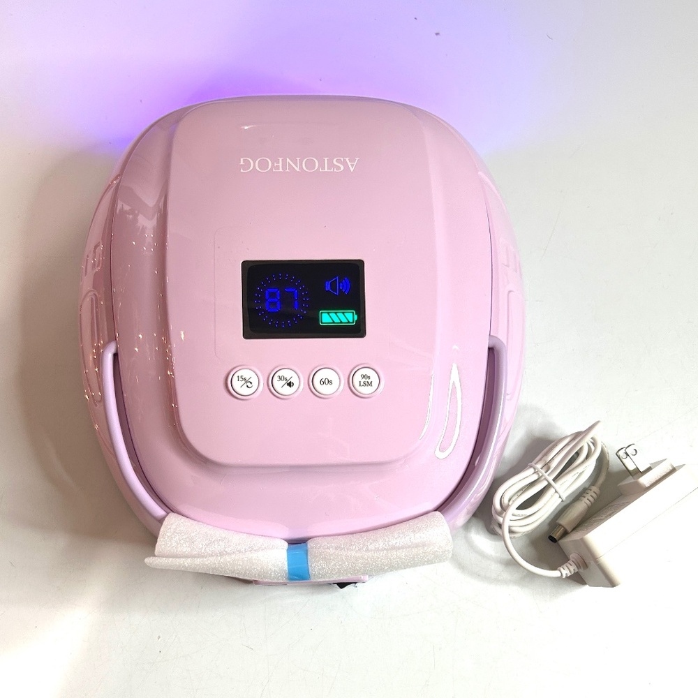 Lilac Purple Cordless Rechargeable UV LED Nail Dryer - Picture 14 of 15